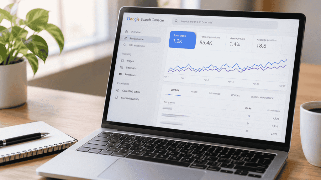 A keyword my page doesn't mention showing up in Google Search Console clicks